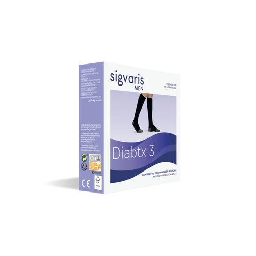 Chaussettes de contention classe 3 DiabtX3