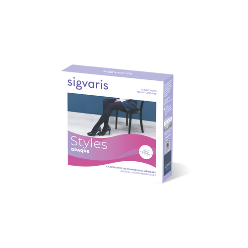 Chaussettes de contention opaques noir