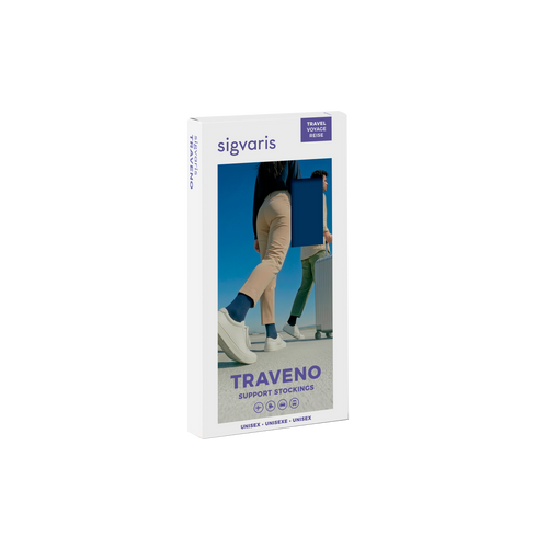 Chaussettes de voyage Traveno bleu clair