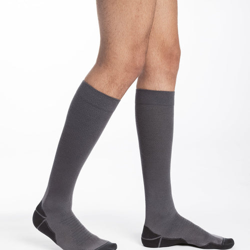Chaussettes de contention Loisirs gris anthracite