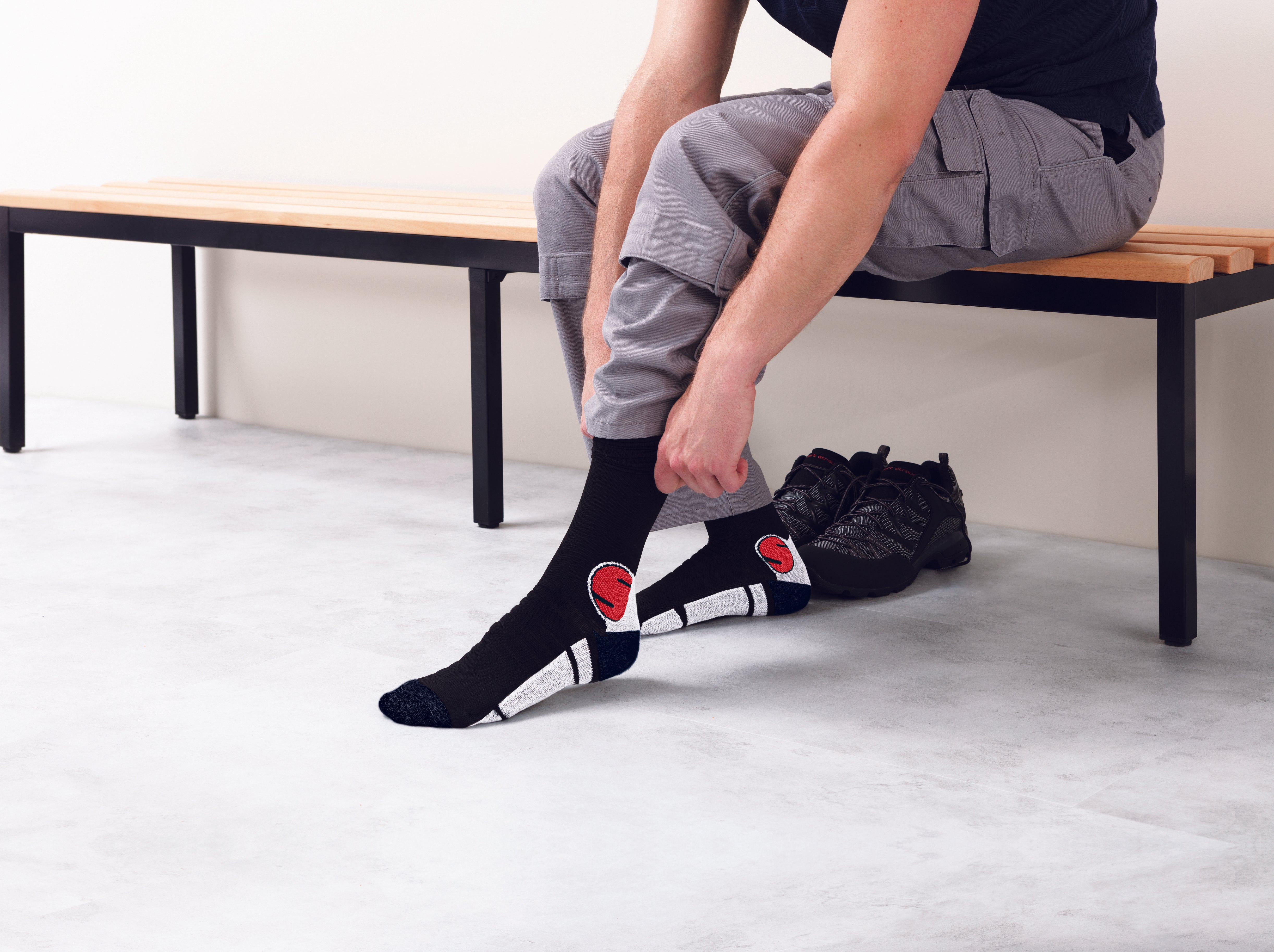 Chaussettes de contention spécial chaussures de sécurité