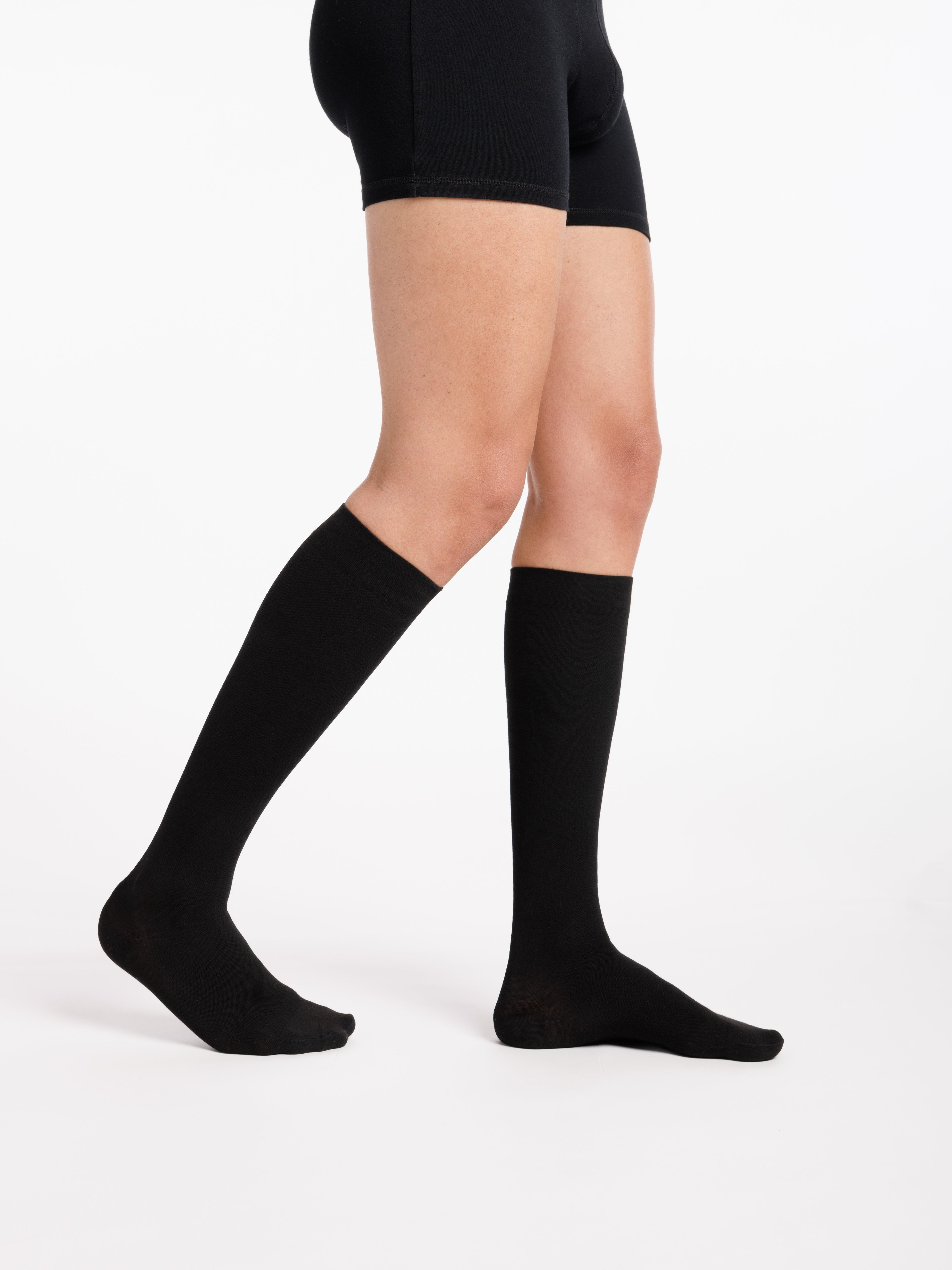 Chaussettes de contention Confort Fraîcheur noir