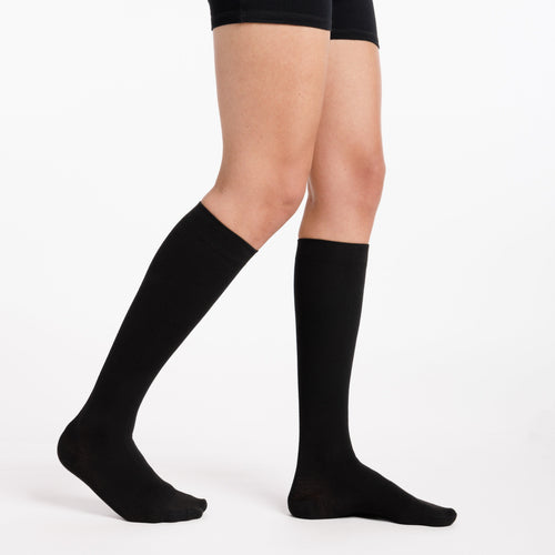 Chaussettes de contention Confort Fraîcheur noir