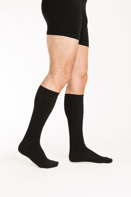 Chaussettes de contention Dynaven Fin noir