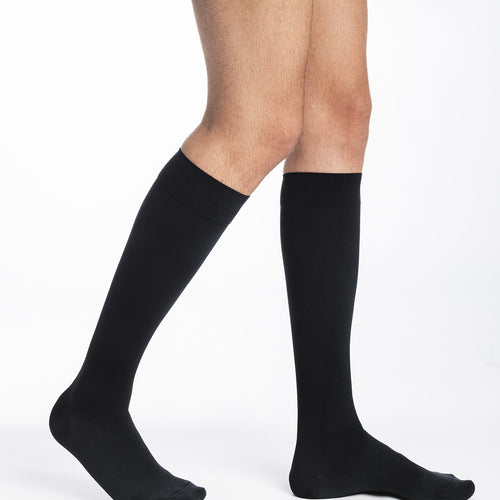 Chaussettes de contention Microfibre noir