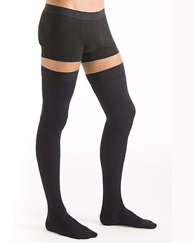 Bas de contention Microfibre noir