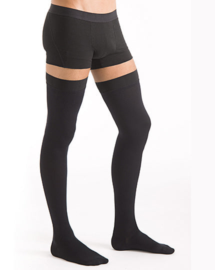 Bas de contention Microfibre noir