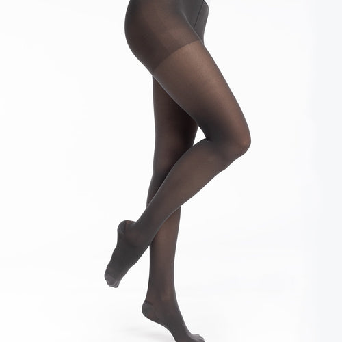 Collant de contention semi-transparent brume