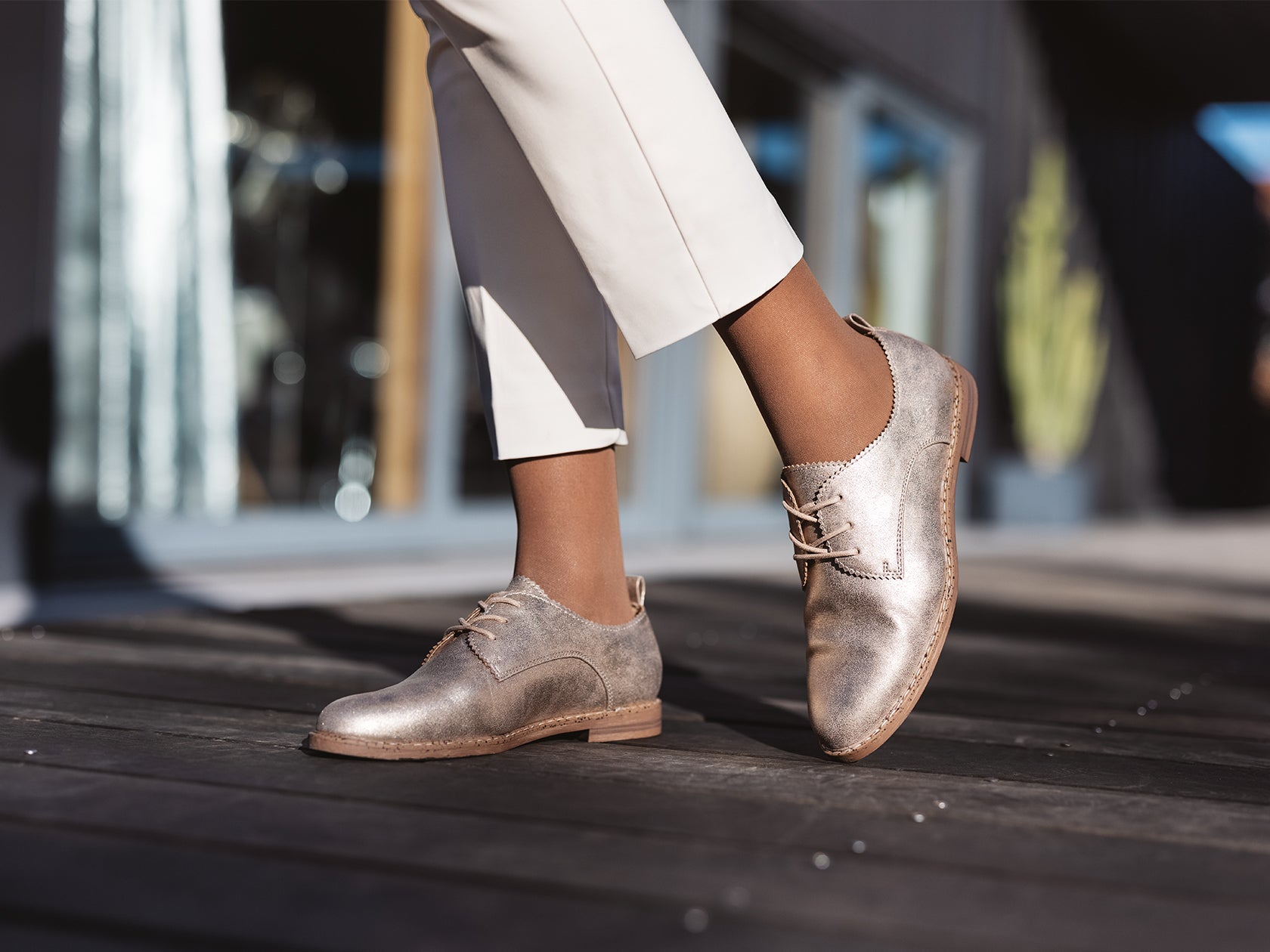 Chaussettes de contention transparentes beige 140