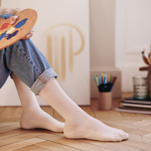Chaussettes de contention Loisirs rose pêche