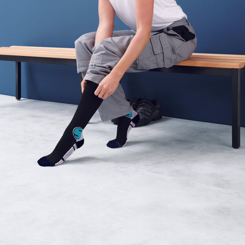 Chaussettes de contention spécial chaussures de sécurité