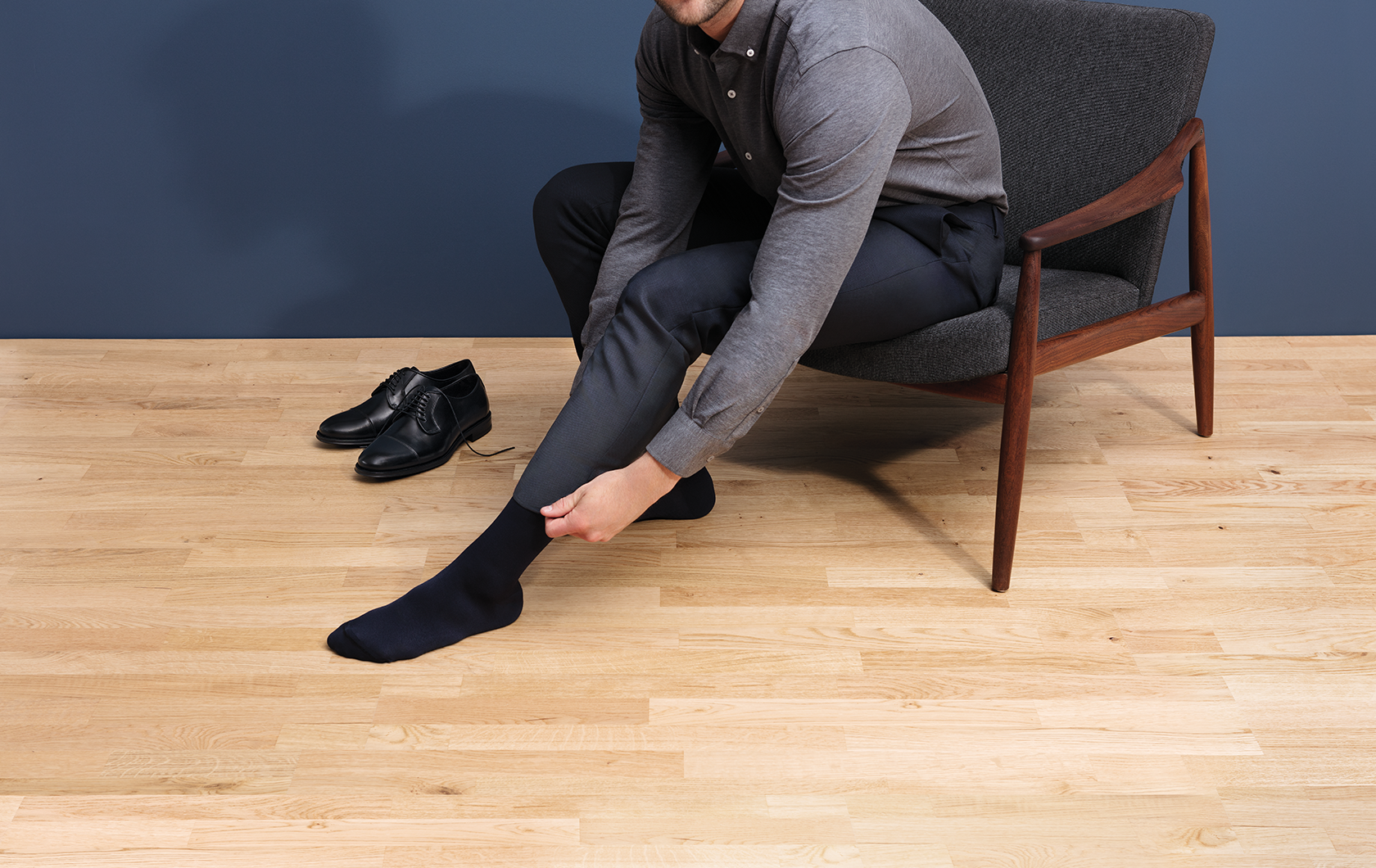 Chaussettes de contention Microfibre noir
