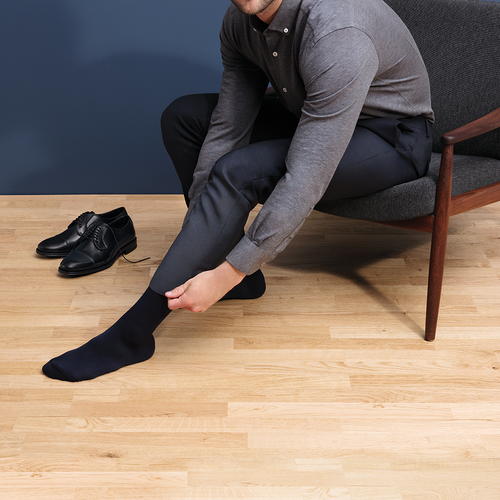 Chaussettes de contention Microfibre noir