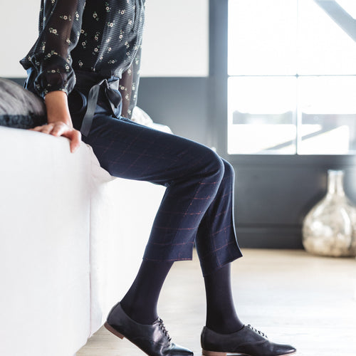 Chaussettes de contention opaques noir