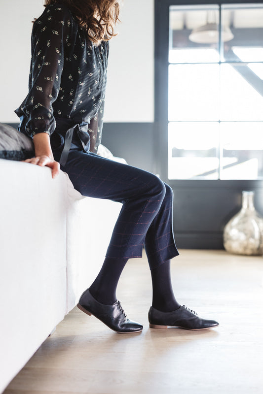 Chaussettes de contention opaques noir