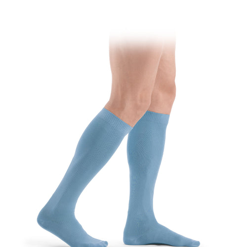 Chaussettes de voyage Traveno bleu clair