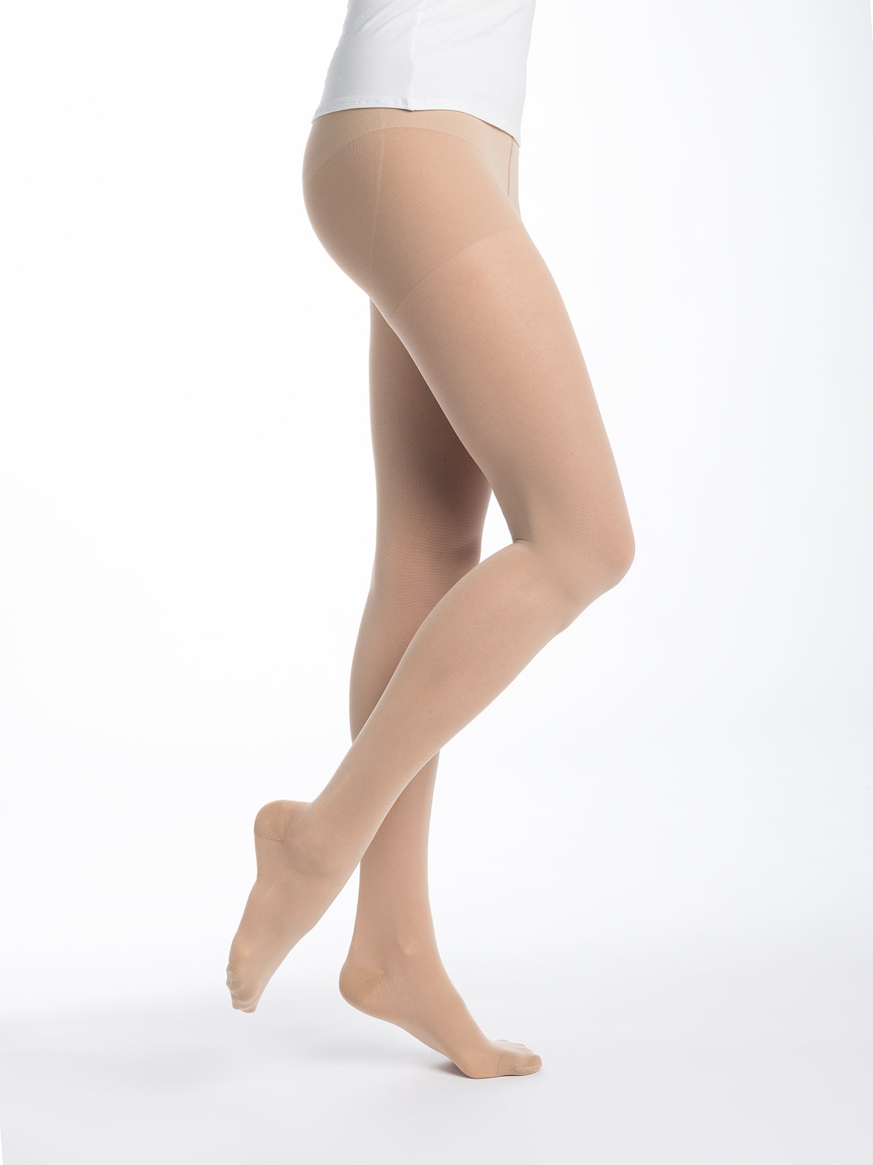 Collant de contention transparent beige 120