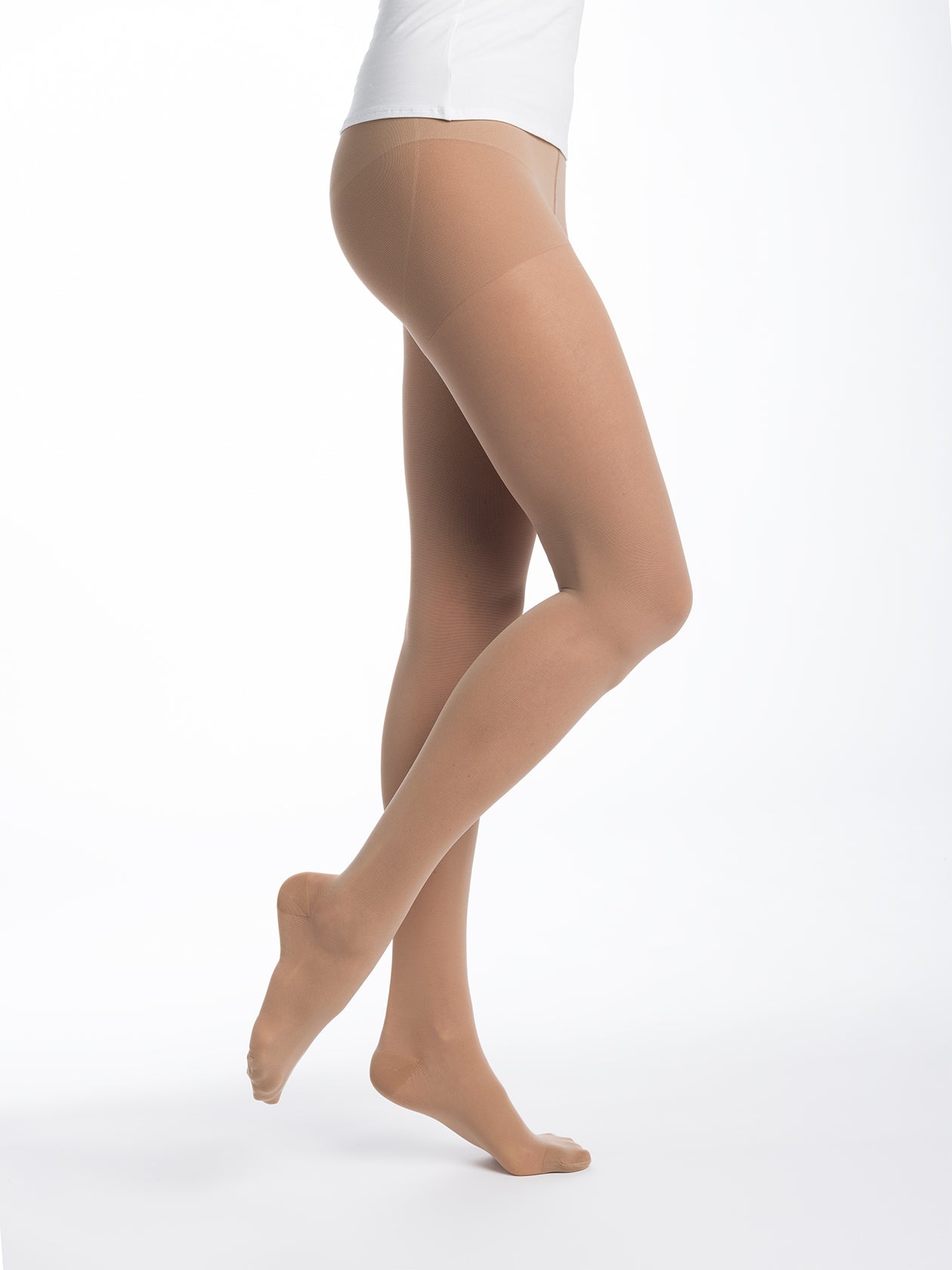 Collant de contention transparent beige 140