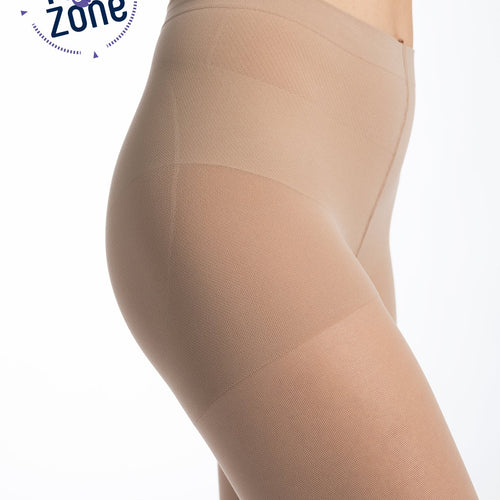Collant de contention transparent beige 130