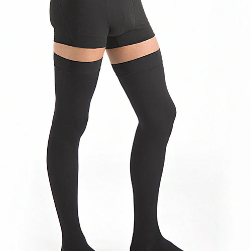 Bas de contention homme Microfibre noir Sigvaris