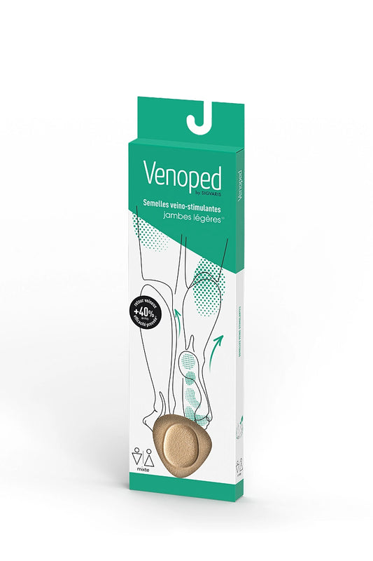 Semelles veino-stimulantes Venoped Sigvaris pour soulager les jambes lourdes
